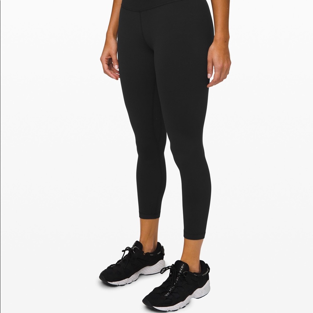 black lululemon align leggings 25”